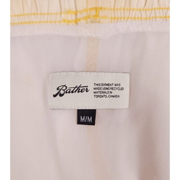 Bather Drawstring Swim Shorts Size M Mens Yellow $95 - Picture 8 of 9